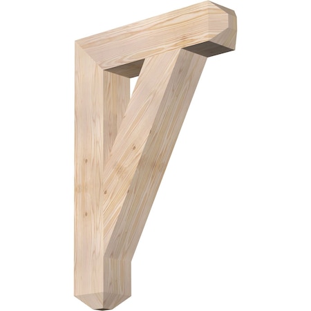 Ekena Millwork Traditional Craftsman Smooth Bracket, Douglas Fir, 5 1/2"W x 26"D x 38"H BKT06X26X38TRA04SDF